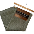 100% Cotton Throw in Seafoam color - Soft breathable blanket