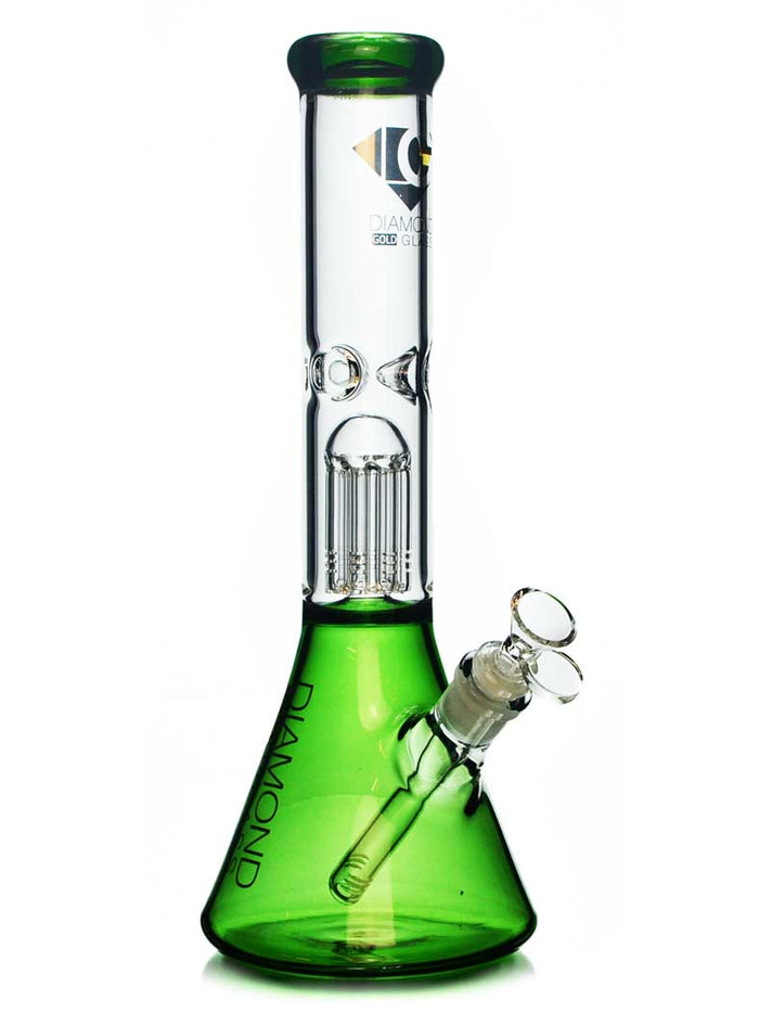 13" Tree Perc Bong by Diamond Glass