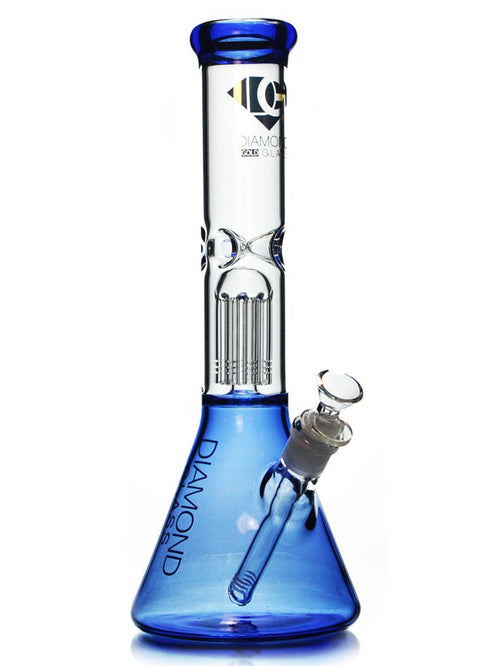 13" Tree Perc Bong by Diamond Glass