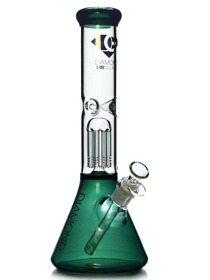 13" Tree Perc Bong by Diamond Glass
