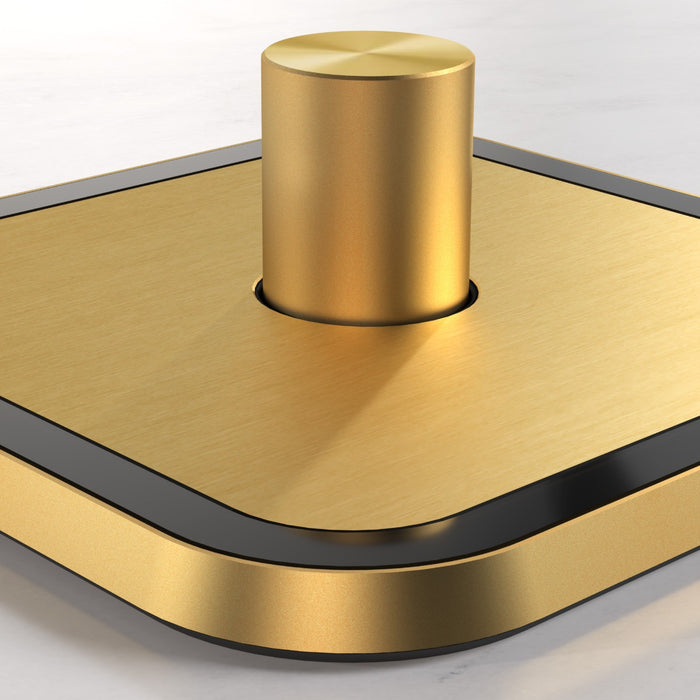 1G Dimmer Light Switch (150W) in Gold & Black Gloss – product view 3