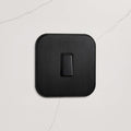 1G Rocker Light Switch (20A) in Black