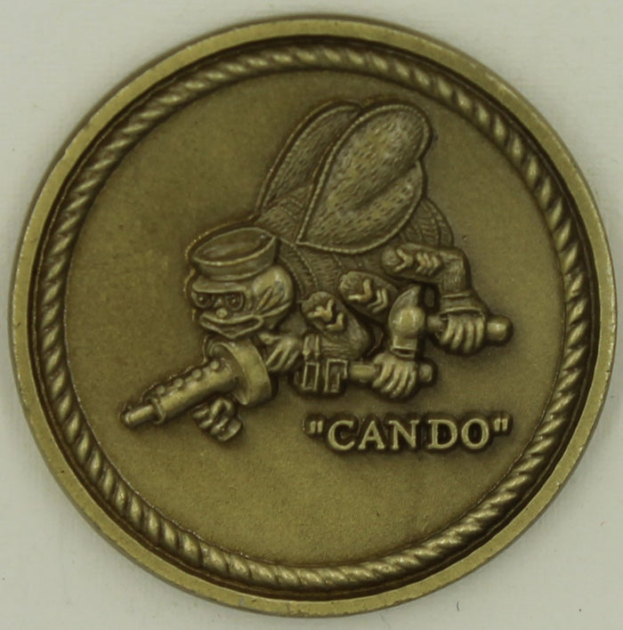 1st Mobile Construction BN MCB-1 Seabee/CB Challenge Coin