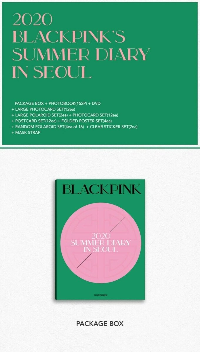 2020 BLACKPINK'S SUMMER DIARY IN SEOUL DVD - K-STAR