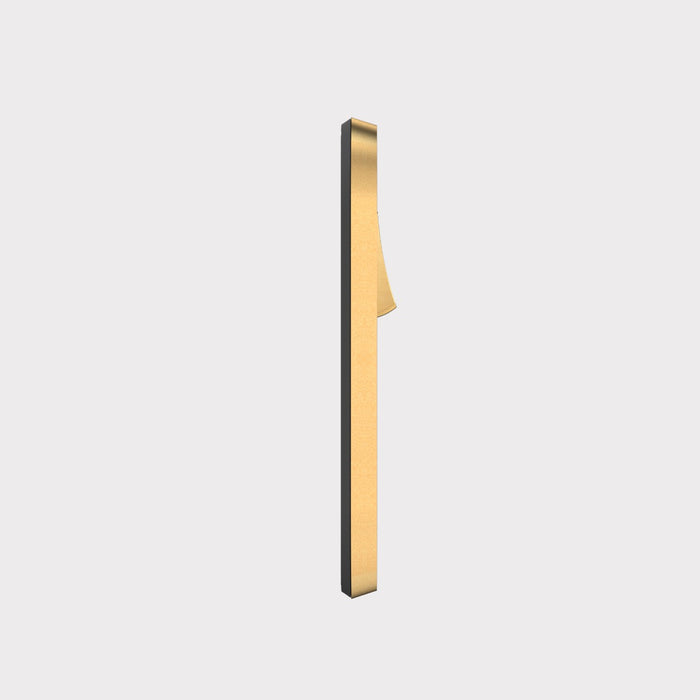 2G UK Plug Socket (13A) in Gold – side view