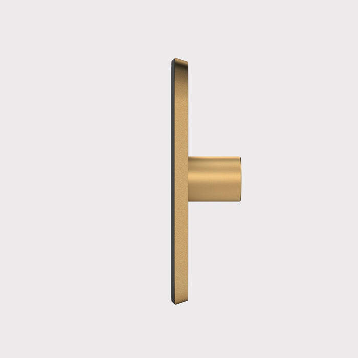 3G Dimmer Light Switch (150W) in Gold & Black Gloss – side view