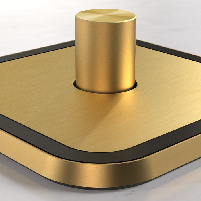 3G Dimmer Light Switch (150W) in Gold & Black – product view 3