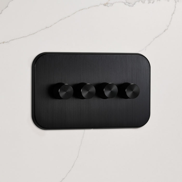 4G Dimmer Light Switch (150W) in Black