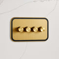4G Dimmer Light Switch (150W) in Gold & Black