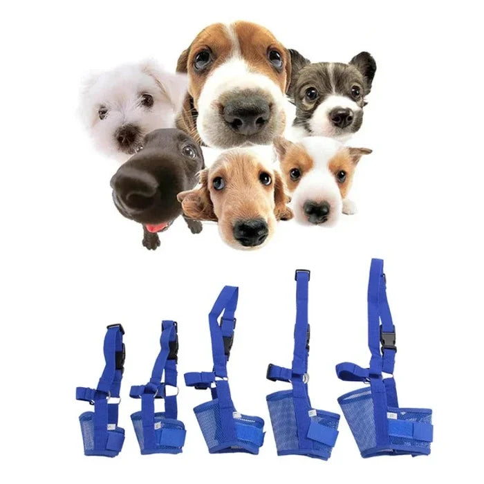 Adjustable Nylon Mesh Muzzle