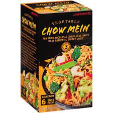 AJINOMOTO VEGETABLE CHOW MEIN 9 OZ 6 PK #ROCK VALUE PRODUCT. ORDER BY  TUESDAY EVENING JAN 13 FOR JAN 21 DELIVERY #