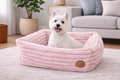 Alaska Faux Fur Dog Bed - UK Made - Dog Beds for dogs Snug and Cosy Pets