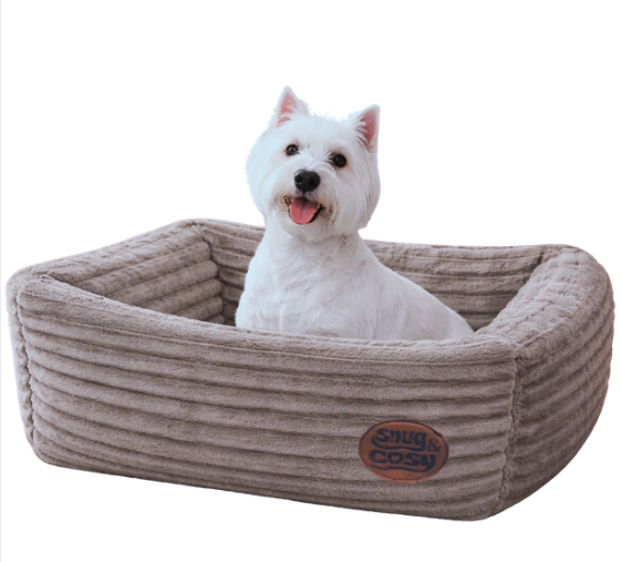 Alaska Faux Fur Dog Bed - UK Made - Dog Beds for dogs Snug and Cosy Pets