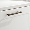 Aluminium Fluted Pull Handle in Antique