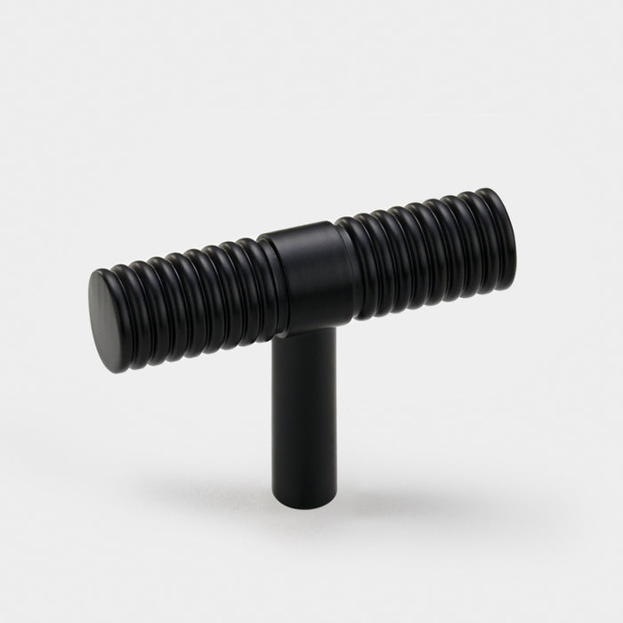 Aluminium Fluted T Bars in Black