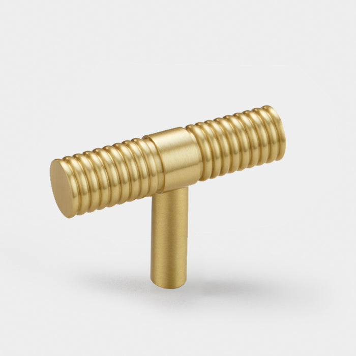 Aluminium Fluted T Bars in Gold