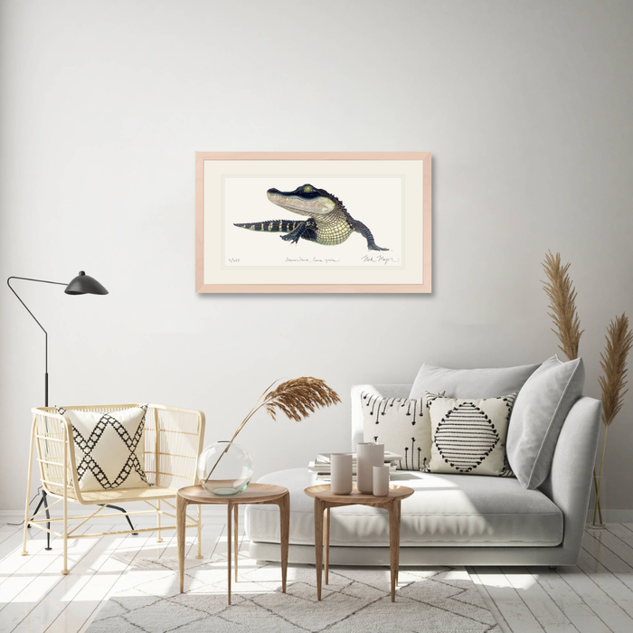 American Alligator Limited Edition Print Nick Mayer