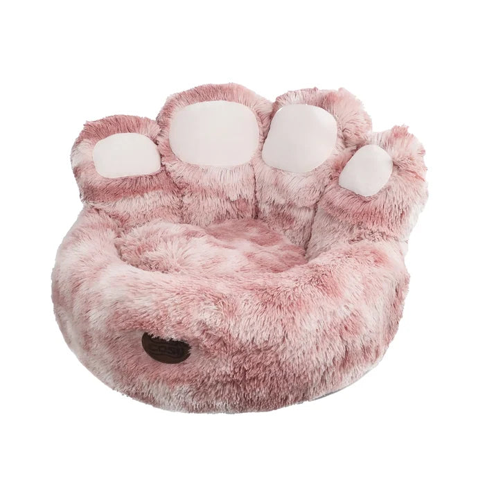 Anti-Anxiety Paw Shaped Dog Bed | Calming Faux Fur Pet Bed | Snug and Cosy Pets - Dog Beds & Loungers for dogs Snug and Cosy Pets