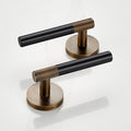 Antique Linear Lever Handle with Tip in Black
