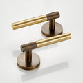 Antique Linear Lever Handle with Tip in Gold