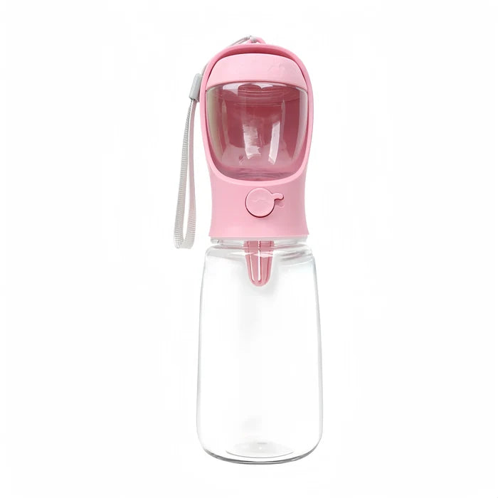 AquaSnack 2-in-1 Portable Pet Water & Food Bottle