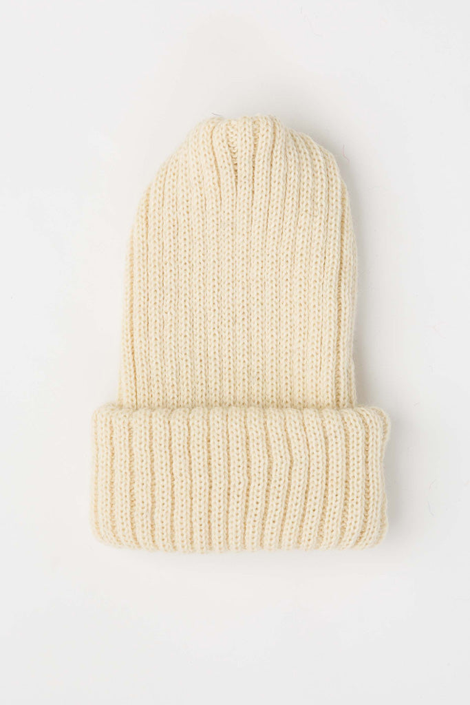Aran Knitted Beanie