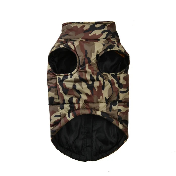 ArcticShield Camo Winter Dog Jacket