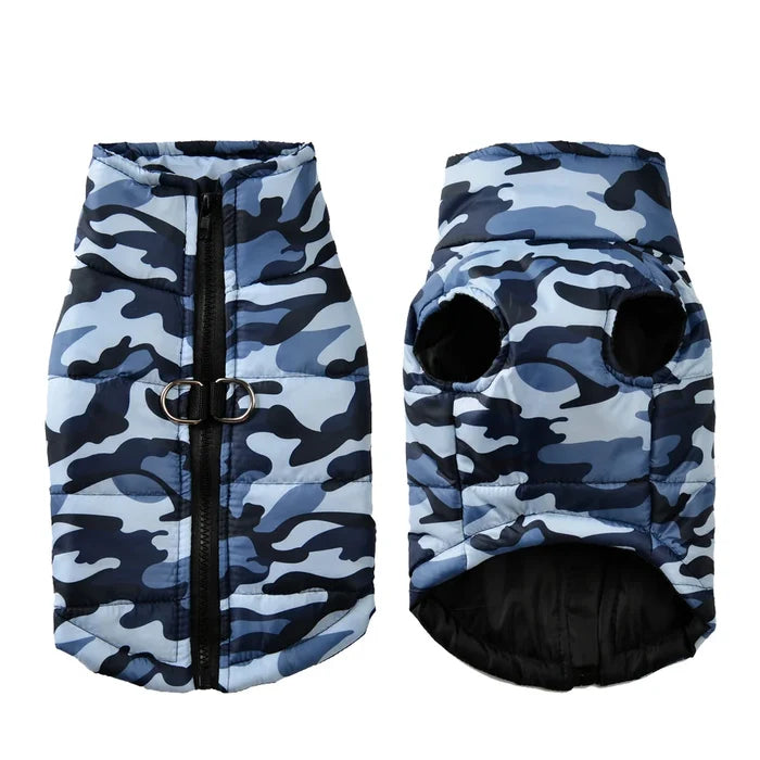 ArcticShield Camo Winter Dog Jacket