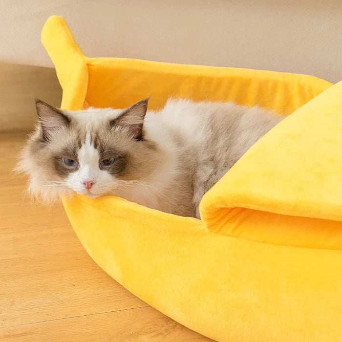 BananaNest Cozy Cat & Small Dog Bed