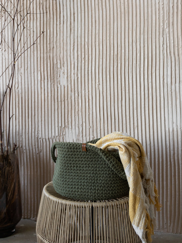 Basket Round with Handles Recycled