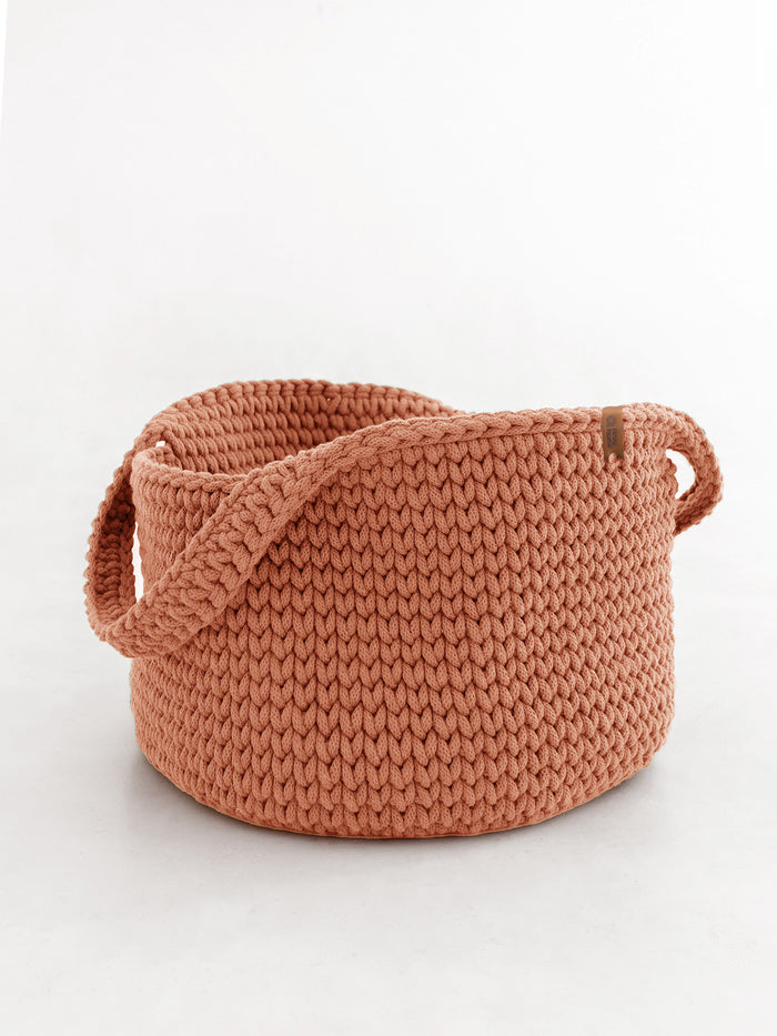 Basket Round with Handles Recycled
