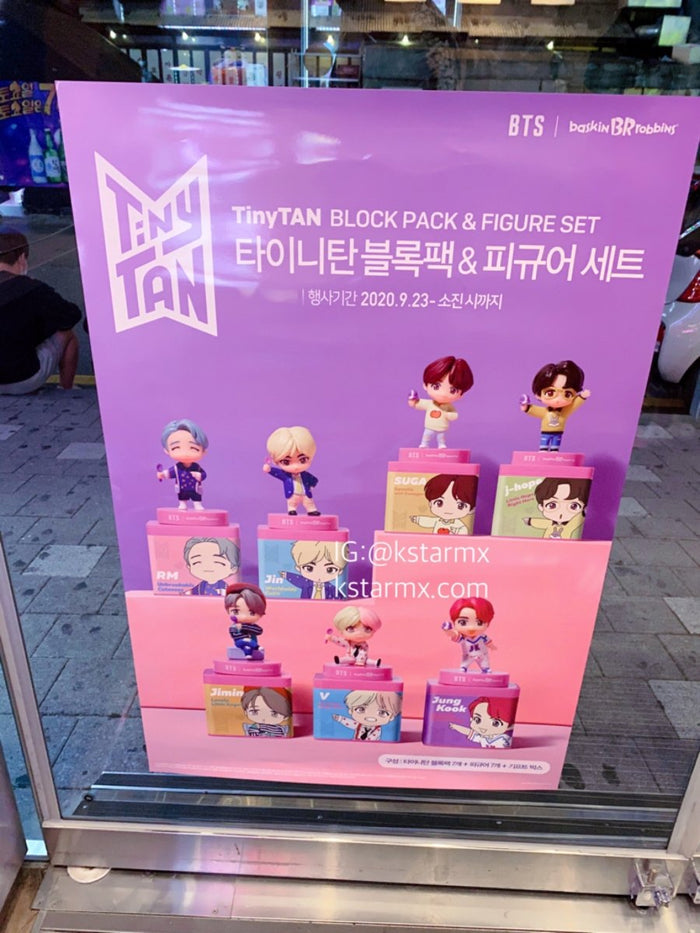 [BASKIN ROBBINS] Official TINYTAN Block Pack & Figure Set - K-STAR