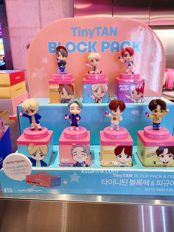 [BASKIN ROBBINS] Official TINYTAN Block Pack & Figure Set - K-STAR