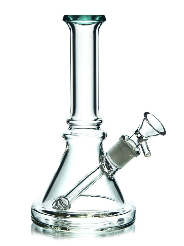 Beaker Bong with Fixed Downstem by Diamond Glass
