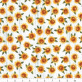 Benartex Spring Hill Farm Light Grey Sunflower # 13248-08