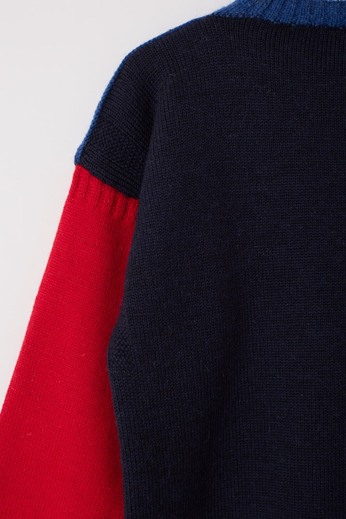 Block Colour Traditional Guernsey Jumper