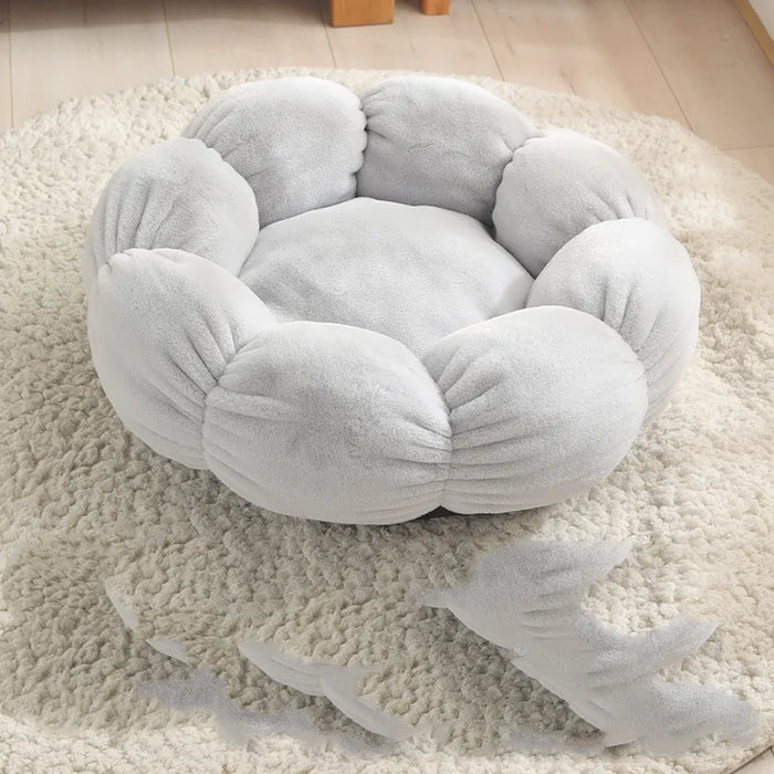 BlossomNest Floral Pet Bed
