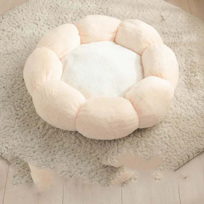 BlossomNest Floral Pet Bed