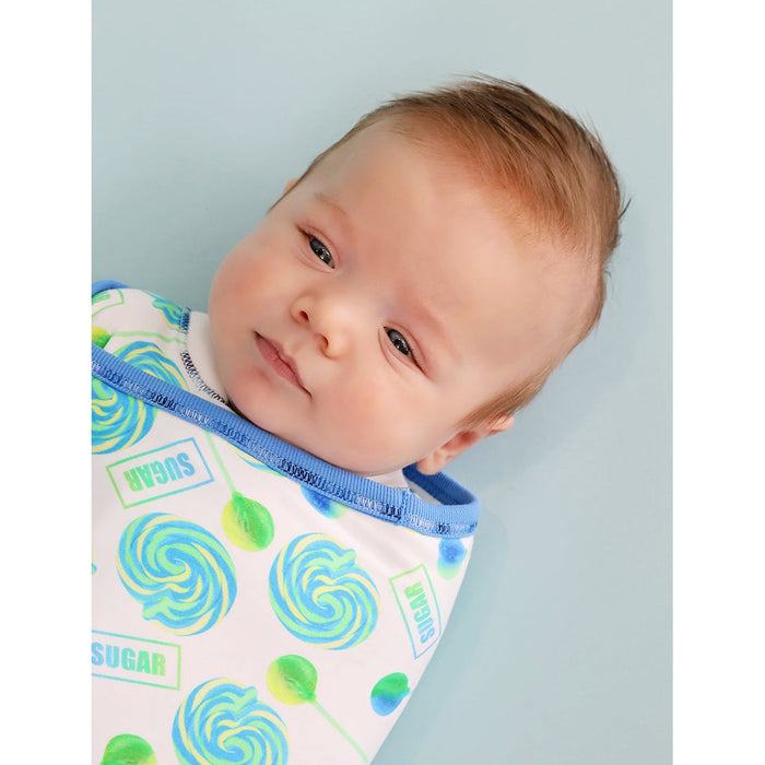 Blue Lollipops Double Layer Blanket