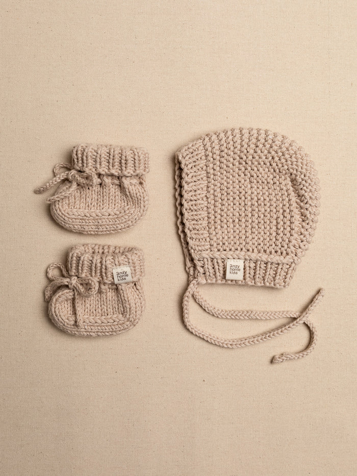 Bonnet & Booties Set Boho