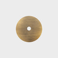 Brass Backplate - Antique - Round – rear view