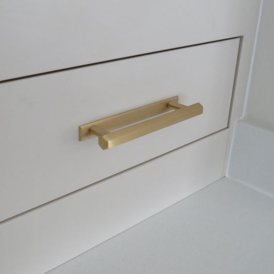 Brass Backplate - Gold - 160mm Hole Centre – product view 4