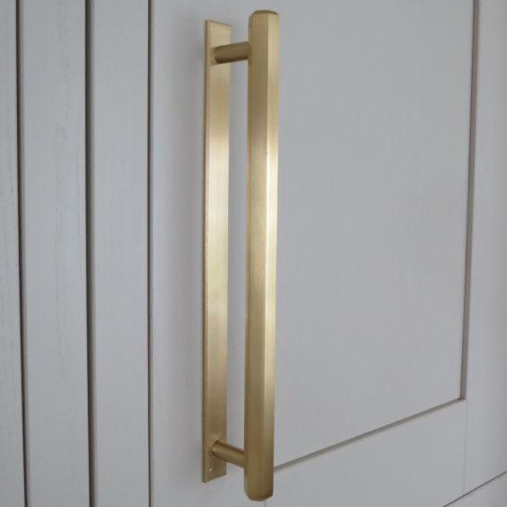 Brass Backplate - Gold - 632mm Hole Centre – product view 3