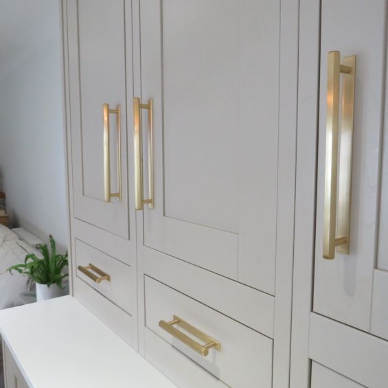 Brass Backplate - Gold - 632mm Hole Centre – product view 5