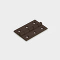 Brass Butt Hinge in Bronze - Double Bronze Washered - 76mm x 51mm
