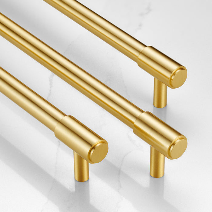 Brass Cabinet Handles in Gold – product view 2