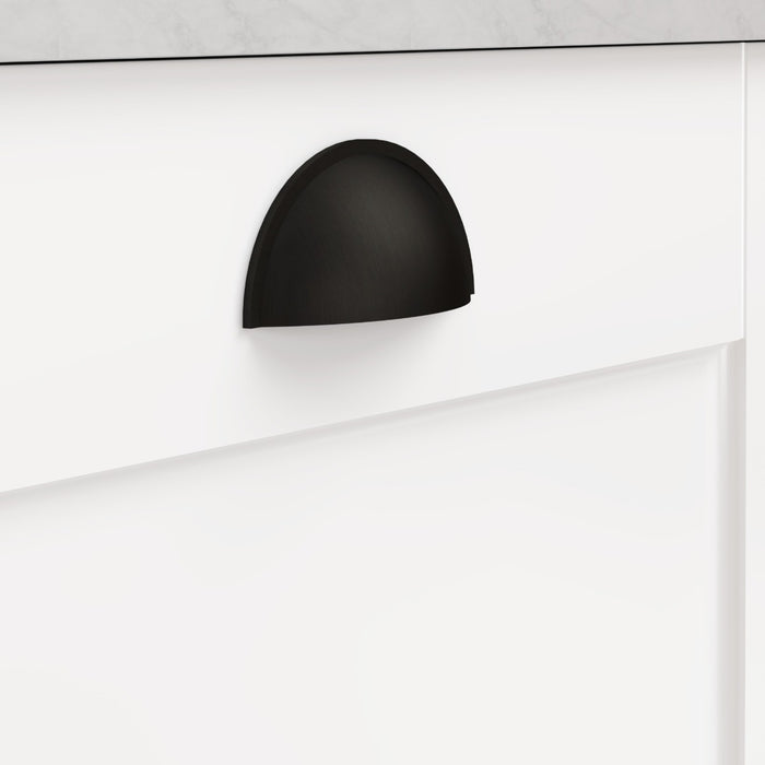 Brass Cup Handles in Black – product view 2