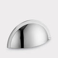 Brass Cup Handles in Chrome