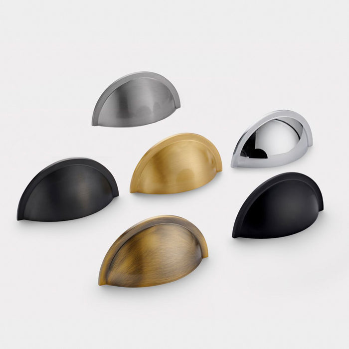 Brass Cup Handles in Chrome – product view 2
