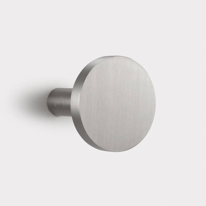 Brass Curtain Tie Backs in Silver – rear view